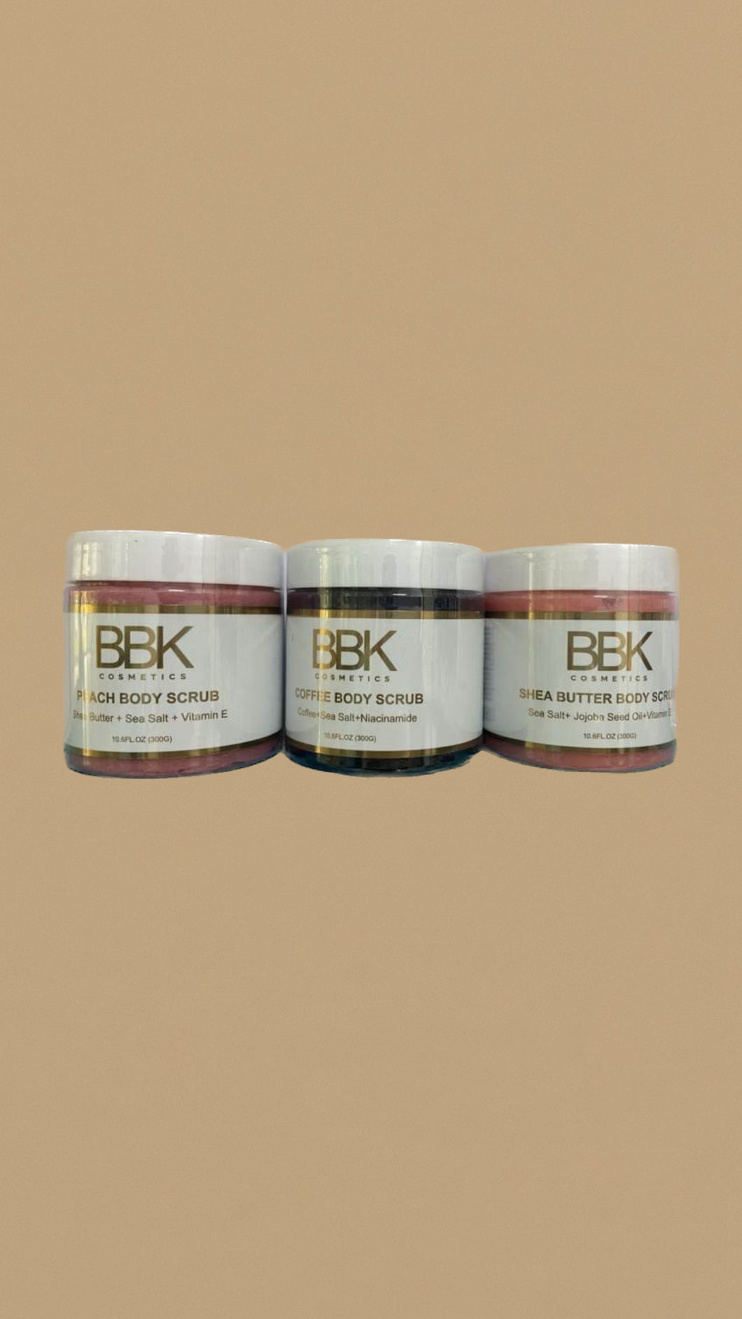 Complete set body scrubs